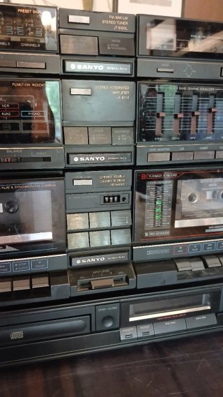Equipo HIFI Sanyo Negro