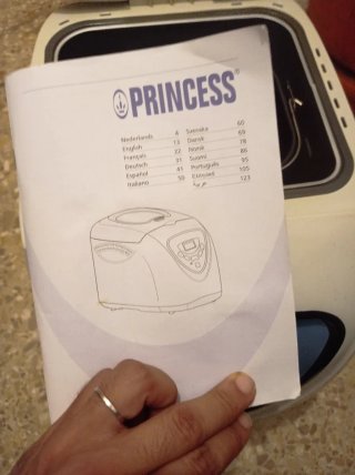 Panificadora Princess Blanca
