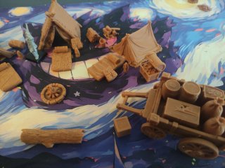 Escenografía Wargaming: Campamento