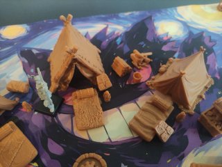 Escenografía Wargaming: Campamento