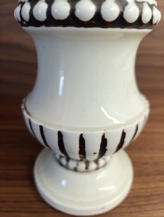 Quinqué antiguo de porcelana inglesa