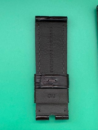 Correa de piel Officine Panerai marron croco