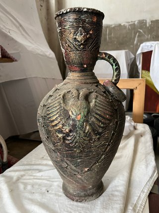 Tinaja Antigua Decorada