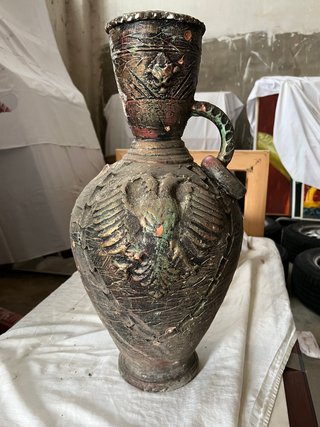 Tinaja Antigua Decorada