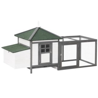 Gallinero Exterior Madera con Jaula