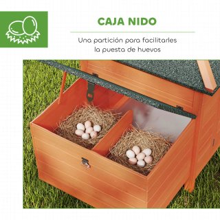 Gallinero Madera Exterior Jaula Gallinas