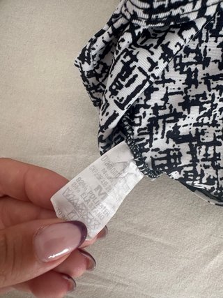Top estampado cebra manga larga