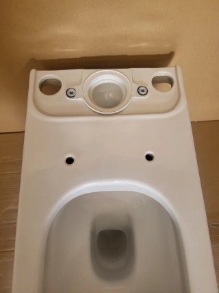 Taza de inodoro Roca porcelana blanca