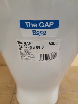 Taza de inodoro Roca porcelana blanca