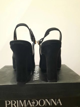 Scarpe Chanel Slingback Nere Wide fit
