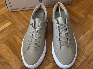 Sneakers Polo Ralph Lauren Beige Pelle