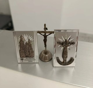 Lote Figuras Religiosas Metal