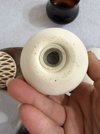 Set condimento ceramica e vetro