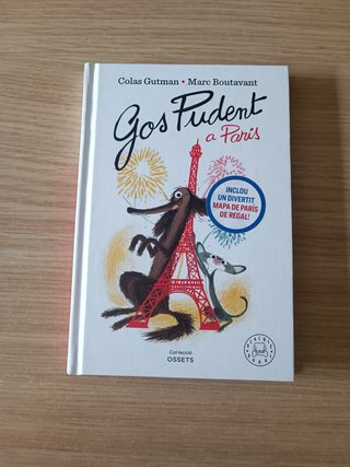 Libro Gos Pudent a París en Catalán + Mapa