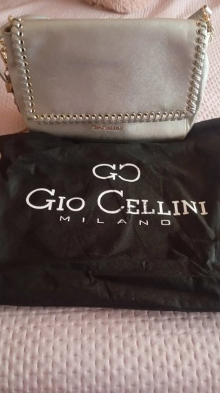 Borsa Giò Cellini argento con tracolla