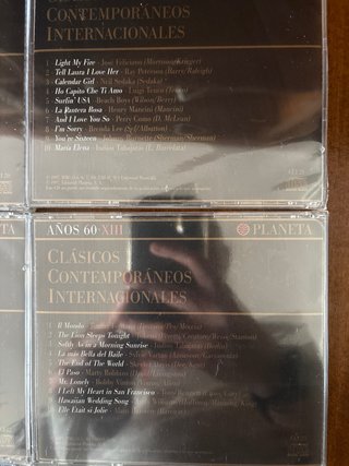 Colección CD Clásicos Internacionales años 60