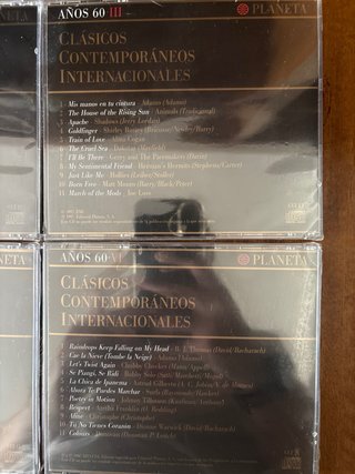 Colección CD Clásicos Internacionales años 60