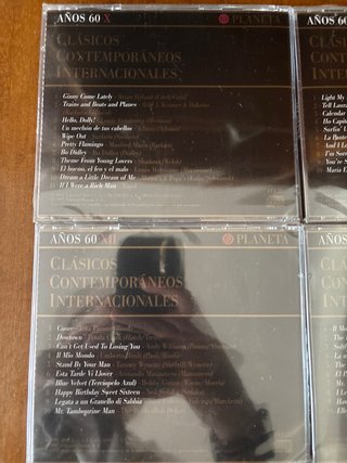 Colección CD Clásicos Internacionales años 60