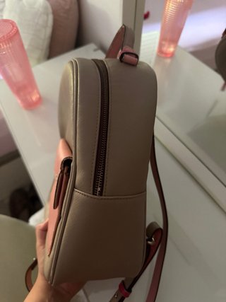 Mochila Tous Beige y Rosa Pequeña