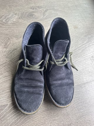 Botines FRAU ante azul y verde
