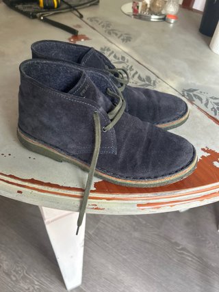 Botines FRAU ante azul y verde