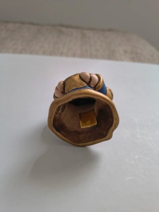 Angioletto THUN blu e oro cuore
