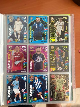Lote cartas Panini + Álbum