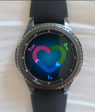 Samsung Gear S3 Frontier Smartwatch Negro/Plata