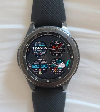 Samsung Gear S3 Frontier Smartwatch Negro/Plata