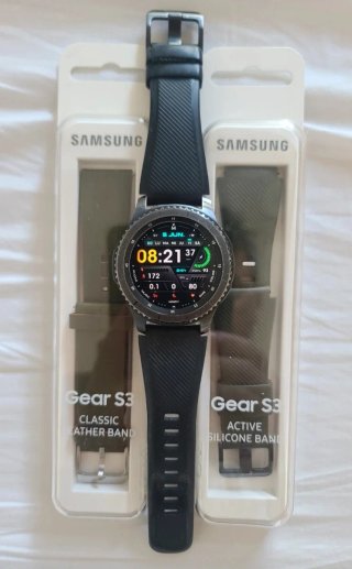 Samsung Gear S3 Frontier Smartwatch Negro/Plata