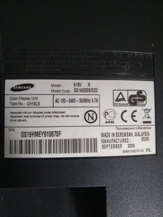 Fuente Alimentación BN44-00089B (IP-35135A MT2-17)