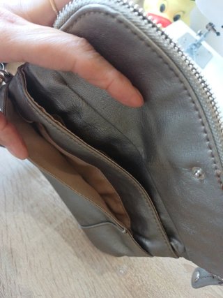 Muñequera Nine West Gris Metalizado Nueva