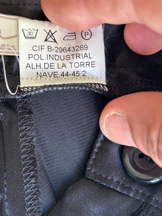 Pantalón ancho Lola Carrera negro
