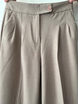 Pantaloni classici Benetton beige tg 38