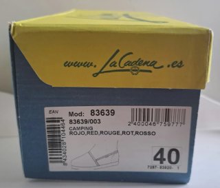 Alpargatas La Cadena
