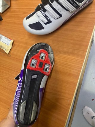 Zapatillas Ciclismo Muddyfox Blancas Talla 38,5
