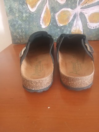 Sabot Autenti Pelle Nera Uomo 42