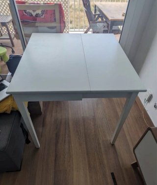 Mesa abatible blanca Ikea