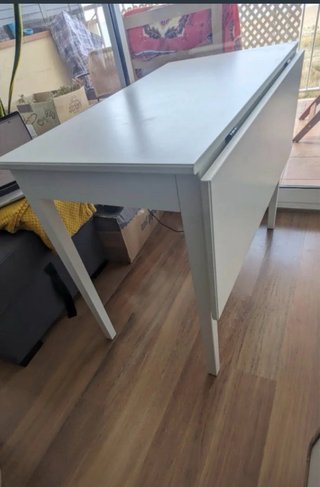 Mesa abatible blanca Ikea