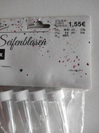 4 Pomperos Seifenblasen para Bodas