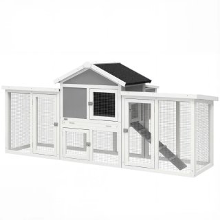 Gallinero Grande Madera Exterior 204x85x93