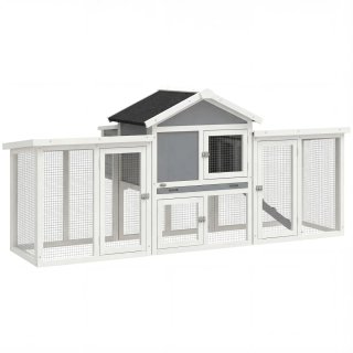 Gallinero Grande Madera Exterior 204x85x93