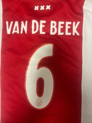 Camiseta Ajax Van de Beek Adidas Talla M