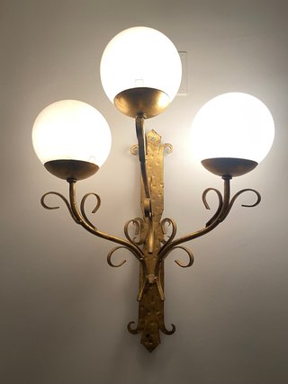 ¡Oferta! Aplique forja 3 bolas cristal