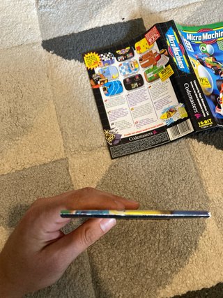 Micro Machines Mega Drive - Caja, Manual y Cartuch