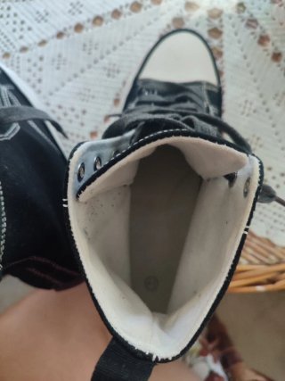 Botas de moda tipo Converse con plataforma. 41