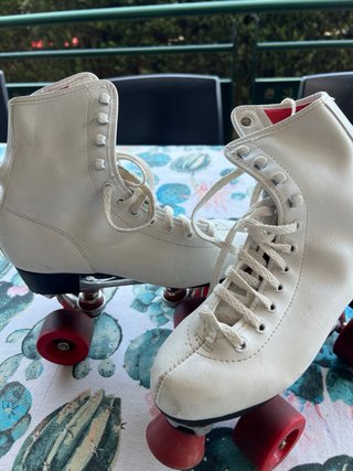 Patines de bota blancos. 38