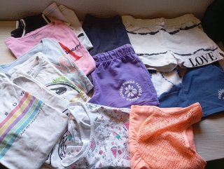 Lote pantalones cortos y camisetas
