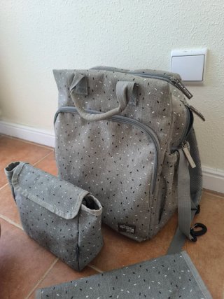 Set Mochila, Neceser y Cambiador Walking Mum