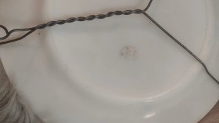 2 Piatti Decorativi Vintage Floreali